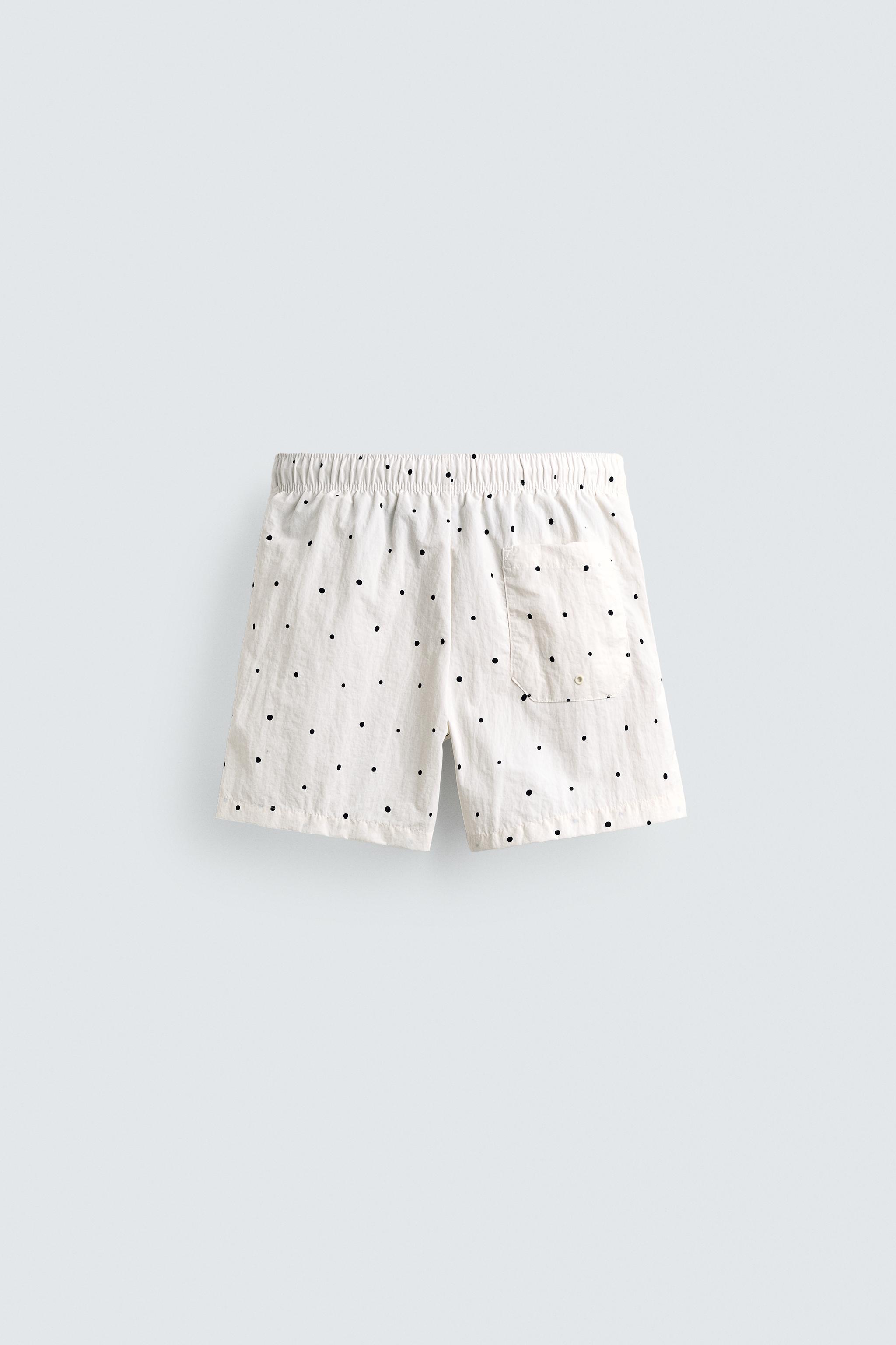 HALF POLKA DOT SWIMSUIT